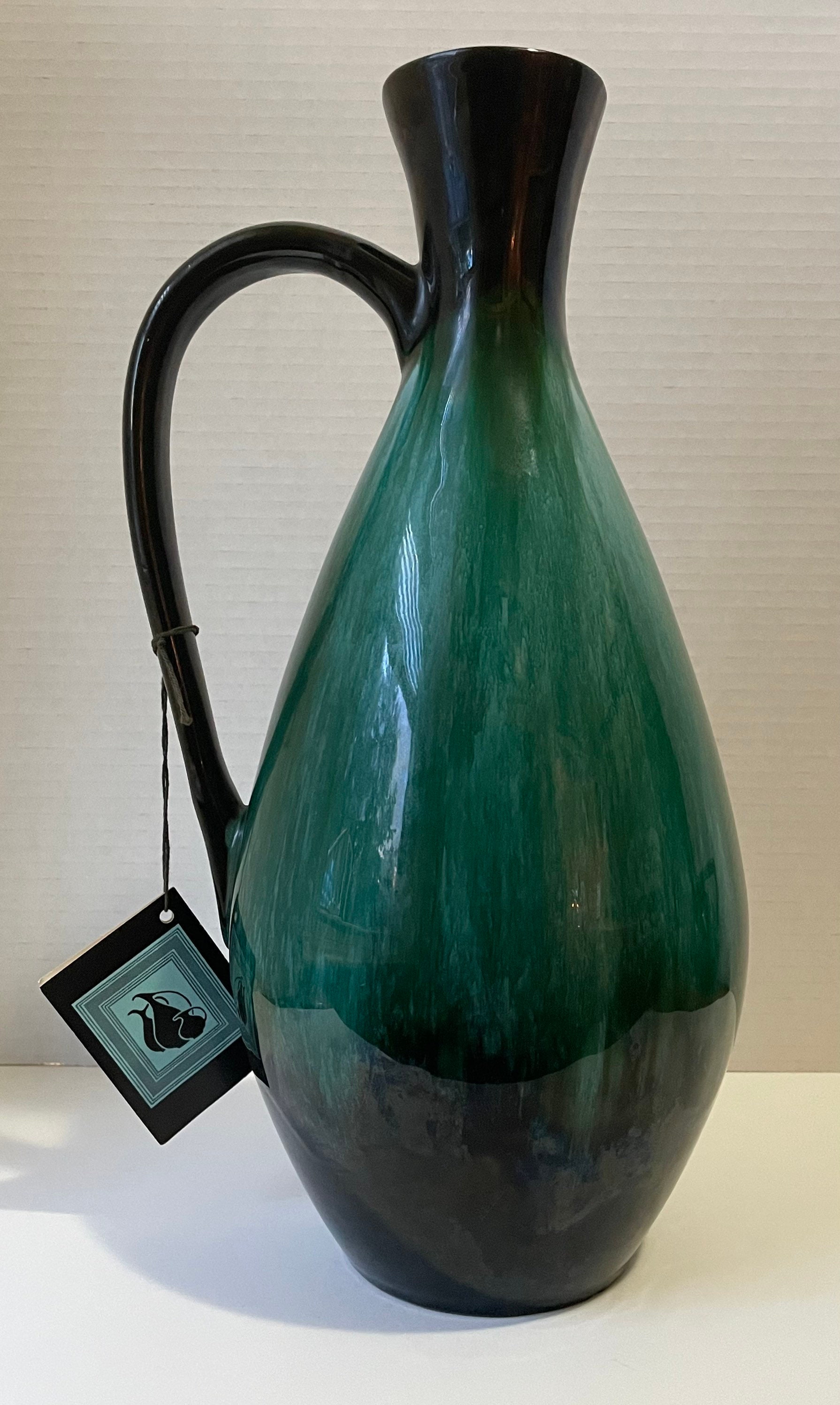 Vintage Blue Mountain Pottery Large Vase With Handle and Etsy Canada