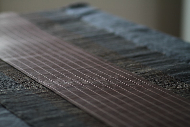 Bamboo Table Runner for Zen Tea Ceremony image 8