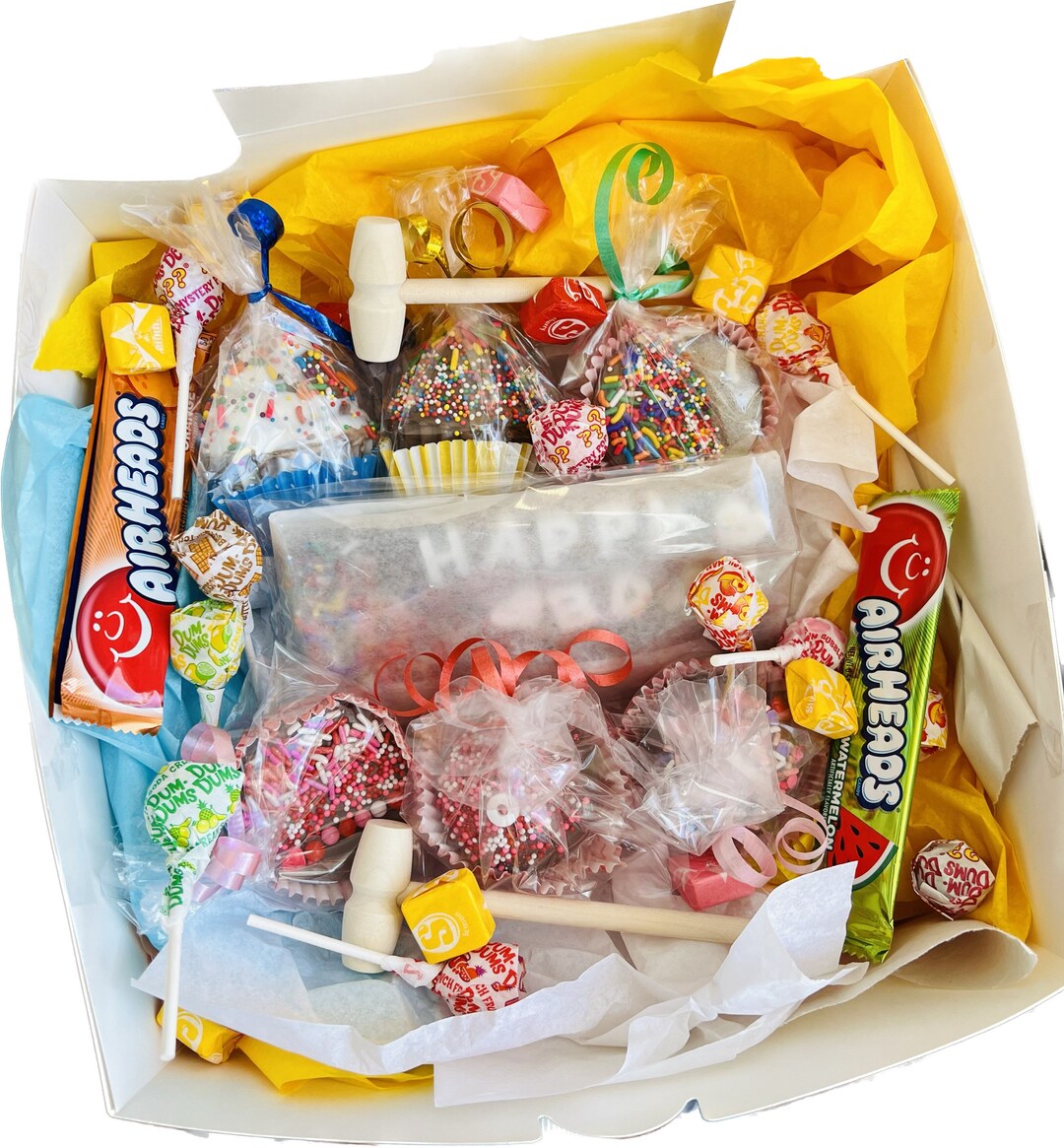 Breakable Chocolate Gift Box Birthday Congrats Box Etsy