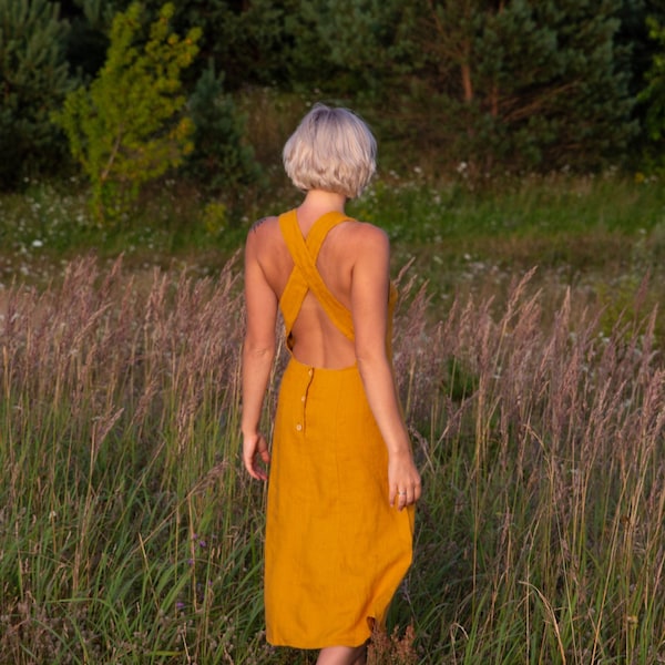 Yellow Dress Etsy
