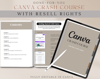 Canva Crash Course and Master Resell Rights (MRR) With Private Label ...