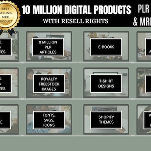 10M+ Ultimate Resell Digital Products Bundle Ideal for Passive Income, Featuring Private Label Rights & Master Resell Rights (MRR) (PLR)