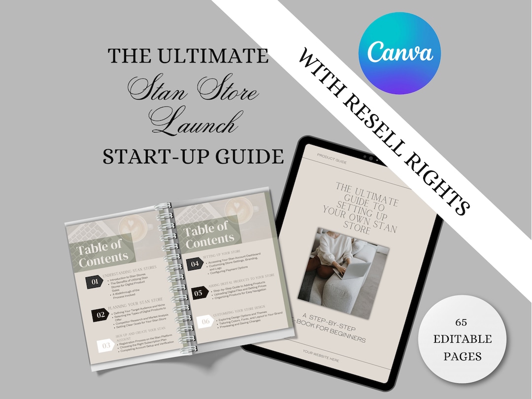 Setting up Stan Store Guide & Master Resell Rights (MRR) + Private ...