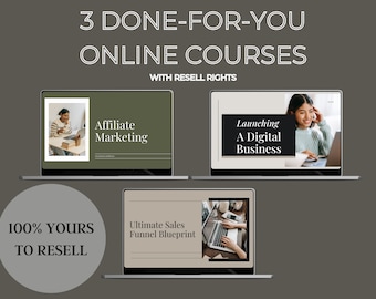 Digital Business Course| Sales Funnelling Course| Affiliate Marketing Course| Course Bundle| Master Resell Rights| dfy course