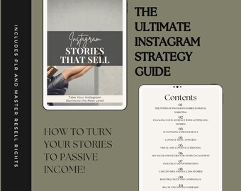 Instagram Growth Bundle MRR & PLR Guide | Reels That Reach | Stories That Sell | DFY Ebook | How To Grow On Instagram | Digital Marketing
