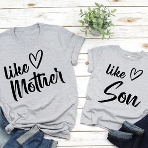 Like Mom Like Son Shirt, Matching Mom and Son Shirt, Mother's Day Gift, Mama and Son Shirt, Baby Shower Gift Shirt, Mother and Son Gift