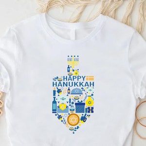 Funny Hanukkah Shirt, Menorah Sweatshirt, Jewish Holiday Shirt, Hanukkah Gifts, Chanukah Shirt, Funny Family Chanukah Party Tees