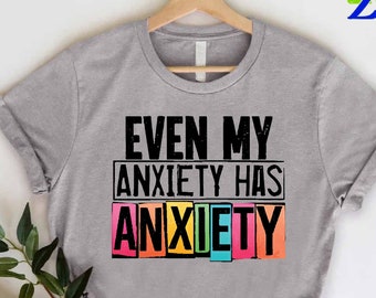 Anxiety Graphic Tee, Mental Health Awareness Shirt, Introvert Gift