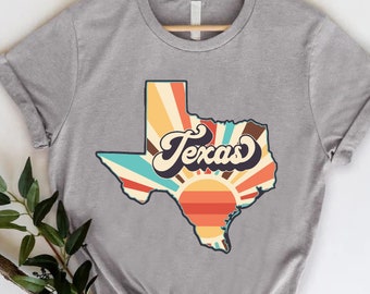 Retro Texas Graphic Tee, Vintage Western Home State Shirt