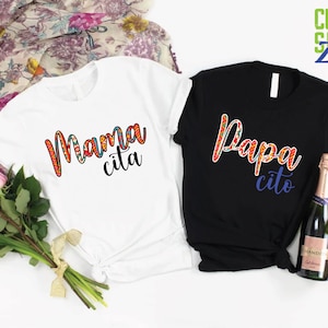 Mamacita Shirt,Cinco De Mayo Gift for Couple Matching,Mexio Mama Outfit,Spanish Daddy Gift,Mexican Fiesta Family Tees,womens mexico shirt