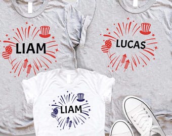 Custom Fourth of July Family Shirts, Matching 4th of July Shirt
