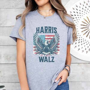 Harris Walz 2024 Shirt, Kamala Walz Shirt, Madam President Tee, Kamala Rally Shirt, Presidential Election 2024,Vote Democrat,Tim Walz Tshirt