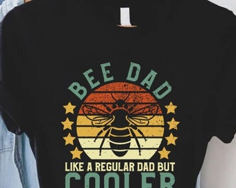 Bee Dad Graphic Tee, Funny Beekeeper Father's Day Gift