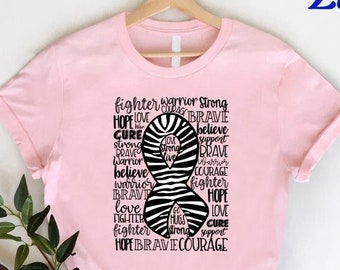 Rare Disease Awareness Shirt,Medical Zebra T-shirt,Chronic Illness Fighter Gift,Cancer Warrior Shirt, Rare Disease Day Tee, Disability shirt