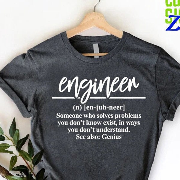 Funny Mens Engineering Shirt, Engineer Gift, Birthday Shirt for Engineers, Software Shirt, Computer Engineer Shirt, Engineer Student Shirt