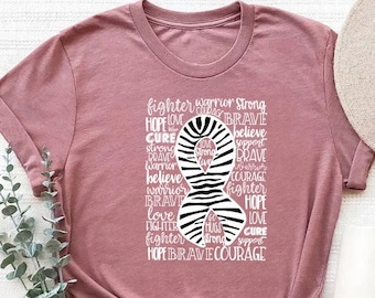 Rare Disease Day Shirt,Rare Disease Awareness Shirt,Rare Chronic Illness Family Support Tee,Zebra Ribbon Gift,Rare Disease Warrior Gift