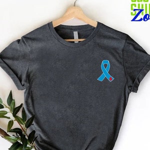 Family Diabetes Support Shirt, Blue Ribbon Shirt, Diabetes Awareness T-Shirt, Type 1 Diabetes Gift, Diabetic Shirt, Diabetes Support Tee