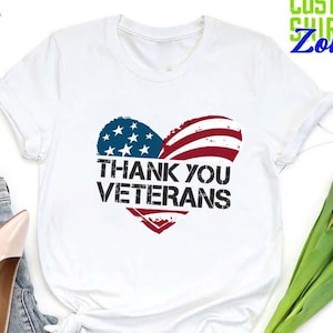 Thank You Veterans T-Shirt, Memorial Day Gift, Patriotic American Flag Shirt, Army Husband Gift Shirt, Veteran Day Gift,Memorial Day Shirt