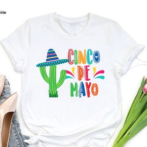 Cinco De Mayo Shirt,Mexico Celebration Tshirt,Mexican Women Gift,Fiesta Party Tee,Sombrero Shirt,Cinco de Mayo Gift,Bachelorette Party Shirt