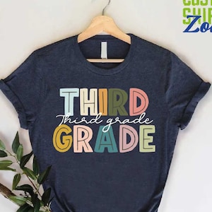 Cute 3rd Grade Shirt, Third Grade Teacher Team, Matching School Shirt, Hello 3rd Grade Shirt, Third Grade Squad Gift, Teacher Appreciation
