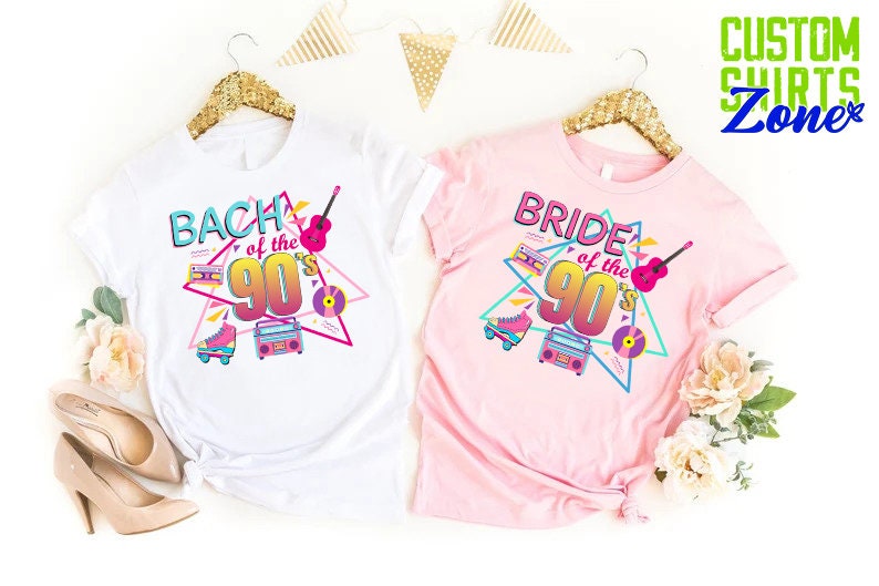 90s Wedding Party Shirt,90s Bride Shirt,90s Bach Shirts,Retro Bachelorette Shirts,90s Theme Bachelorette Party,Girls Tee,Friend Party Shirts image 4