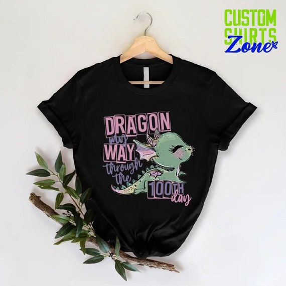 Dragon Gift Shirt For Women & Girls Retro Cute Dragon Gift Shirt For Women & Girls Retro Cute