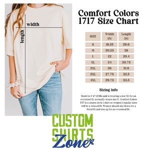 a women's size chart for a t - shirt
