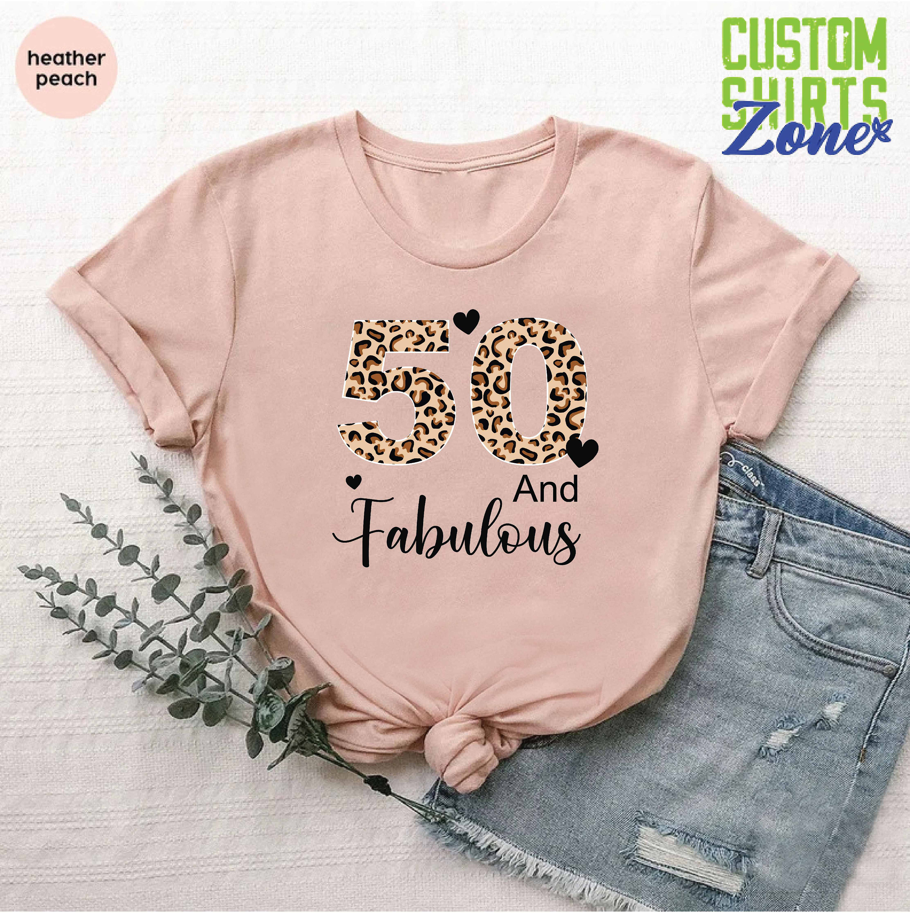 Discover 50 and Fabulous Shirt, 50th Birthday Women Shirt, 50th Birthday Party T-Shirt