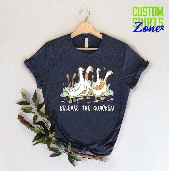 Ducks Shirt,Release The Quacken,Cute Duck Shirt,Duck Lover Gift,Duck Lover Shirt,Farm Lover Shirt,Funny Duck Shirt,Farmgirl Shirt