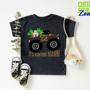 Easter Truck Hunting Shirt,Hunting Easter Tee For Boy,Camo Gift Toddler Boy,Trucker Baby Bodysuit,Easter Hunting Camo Baby,Bunny Trucker Tee immagine 9