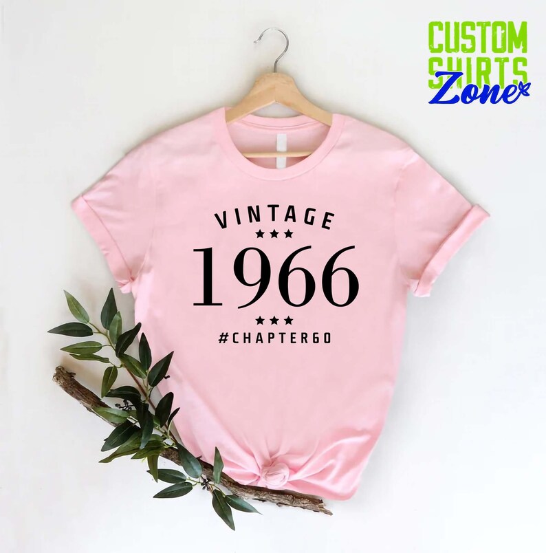 Chapter 60 Shirt, Vintage 60th Birthday Shirt for Men and Women, 60th Birthday Party Shirt, 60th Birthday Gift For Women, 60th Birthday image 3