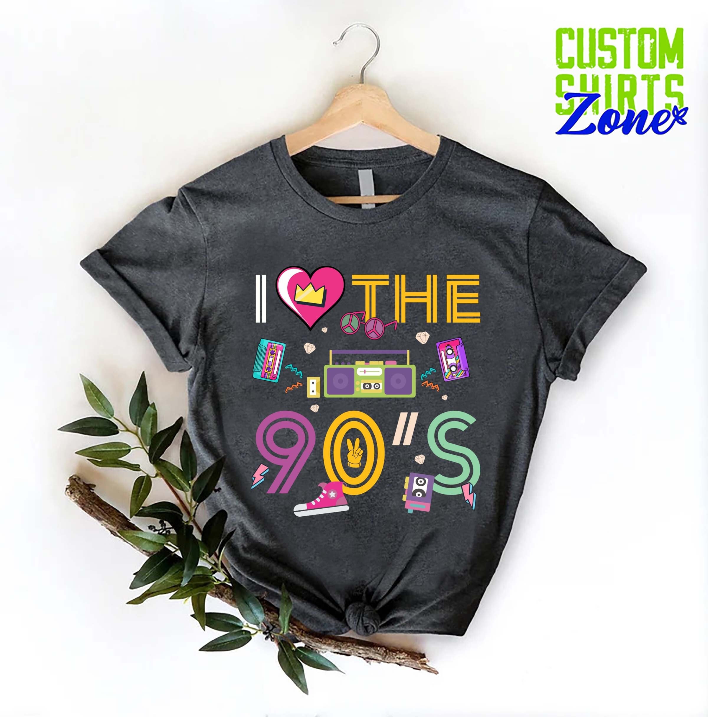 I Love the 90's Shirt, Girls 90s Party Gift, Boho Besties T-shirt