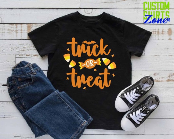 Trick or Treat Halloween Toddler Shirt, Halloween Gifts For Kids, Halloween Candy Shirt, Halloween Party Kids, Funny Halloween, Candy Corn