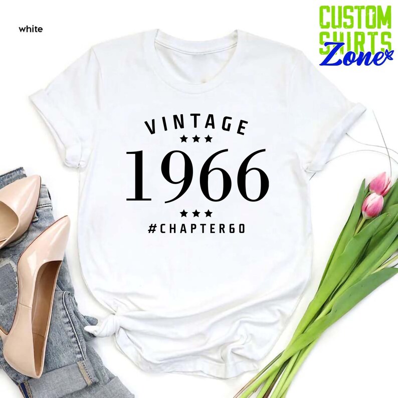 Chapter 60 Shirt, Vintage 60th Birthday Shirt for Men and Women, 60th Birthday Party Shirt, 60th Birthday Gift For Women, 60th Birthday image 4