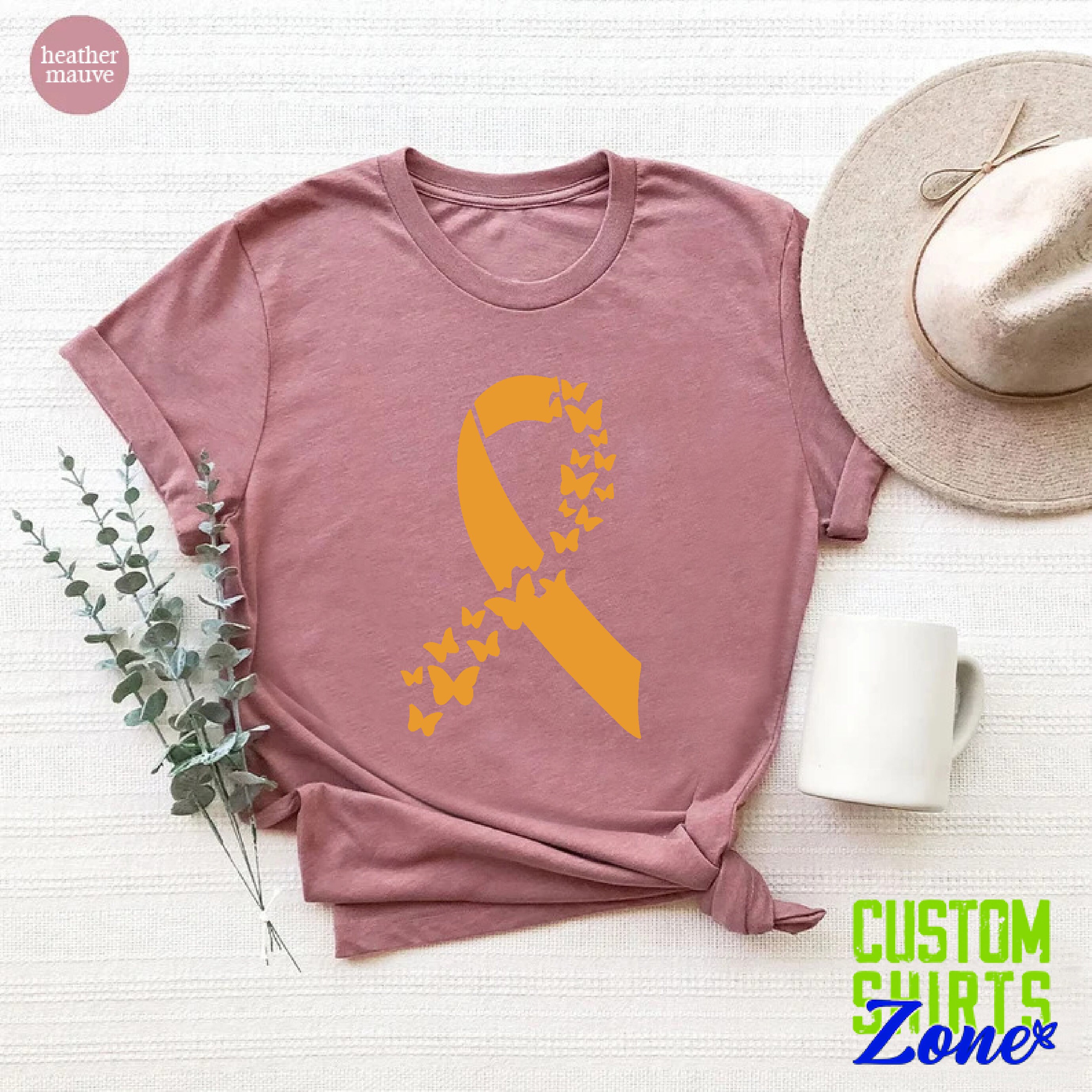 Appendix Cancer Ribbon Shirt,appendix Cancer Awareness Shirt for Women ...