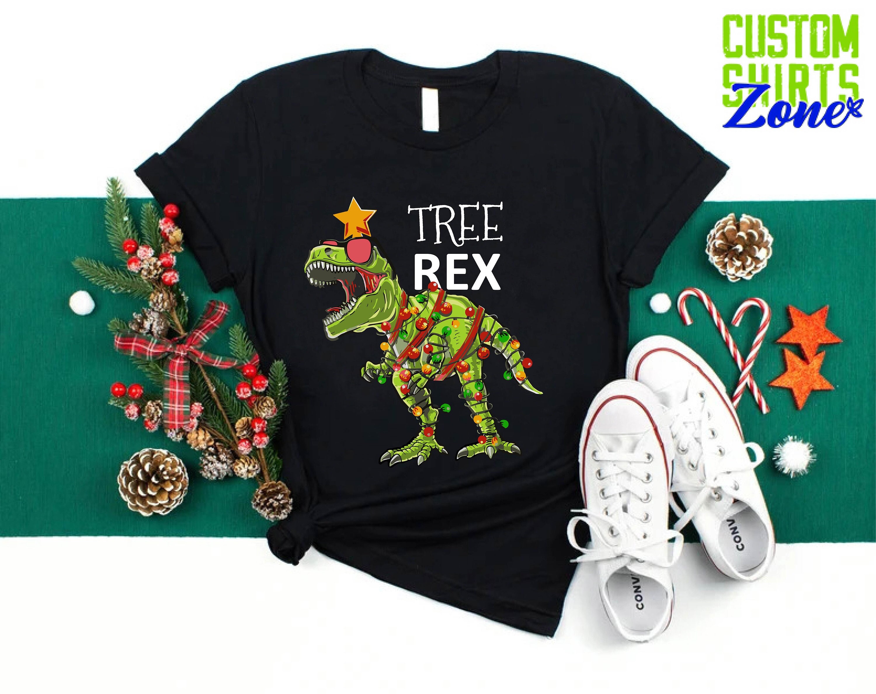 Christmas T-Rex Shirt,Tree Rex Shirt,Christmas Dinosaur Shirt,Christmas Gift,T-Rex Christmas Shirt,Funny Christmas Party Tee,Dinosaur Lover