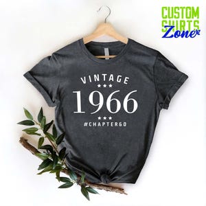Chapter 60 Shirt, Vintage 60th Birthday Shirt for Men and Women, 60th Birthday Party Shirt, 60th Birthday Gift For Women, 60th Birthday image 5
