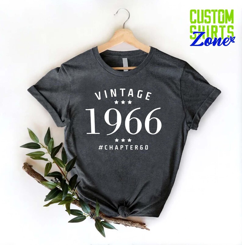 Chapter 60 Shirt, Vintage 60th Birthday Shirt for Men and Women, 60th Birthday Party Shirt, 60th Birthday Gift For Women, 60th Birthday image 5