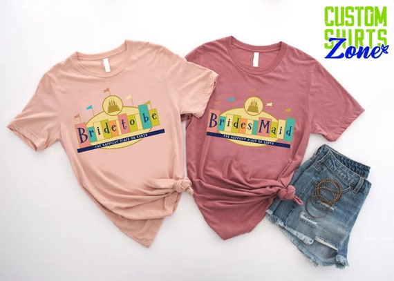Disney bachelorette shirts,Disney Bride To  Be Shirt,Bridesmaid Gift,Disneyland Bridal Shower Shirts,Matching Bride Tribe,Bachelorette Party