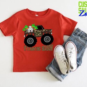 Easter Truck Hunting Shirt,Hunting Easter Tee For Boy,Camo Gift Toddler Boy,Trucker Baby Bodysuit,Easter Hunting Camo Baby,Bunny Trucker Tee immagine 6