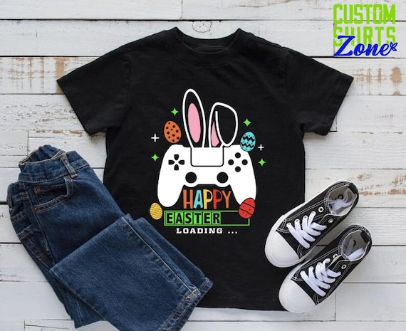 Happy Easter Gamer Shirt,Easter Bunny Video Gamer Shirt,Happy Easter Day Shirt,Bunny Lover Shirt,Easter Boy Gaming Tee,Bunnies T-Shirt