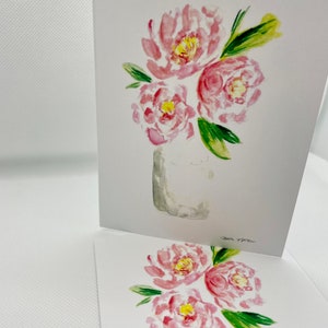 Flower stationary cards