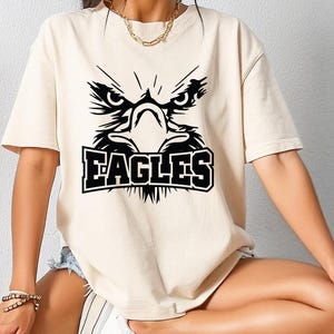 Eagles Lover Shirt, Eagles Shirt, Eagles School Pride Tee, Eagles T-Shirt, School Spirit Shirt, First Day of School Shirt, Back to School
