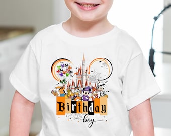 Disney Halloween Birthday Boy/Girl Shirt,Halloween Shirt,Disney Halloween Birthday Family Tee,Birthday Squad,Birthday Girl Tee,Birthday Girl