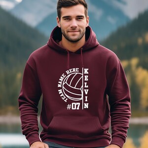 Custom volleyball sweatshirts top