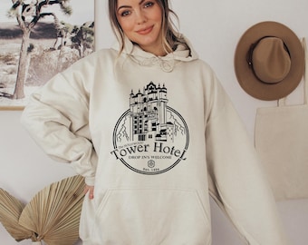 Sudadera con capucha del Hollywood Tower Hotel, Sudadera de la Torre del Terror, Regalo para un viaje a un parque temático