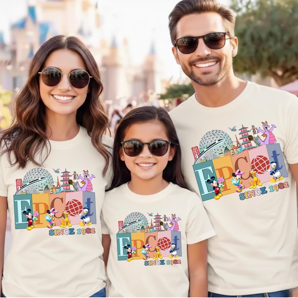 Epcot World Traveler T-Shirt, Epcot since 1982, Family Trip Shirt, Vintage Adventure Tee