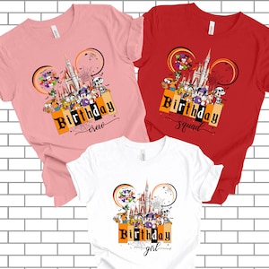 Disney Halloween Birthday Girl Shirt,Halloween Shirts,Disney Halloween Birthday Family Shirts,Birthday Squad,Birthday Girl Tee,Birthday Girl