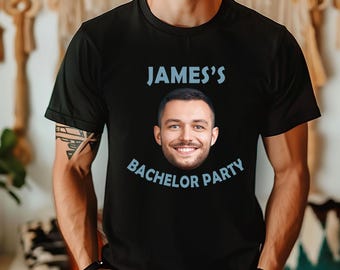 Custom Face Bachelor Party Shirt, Groom & Groomsmen Gift
