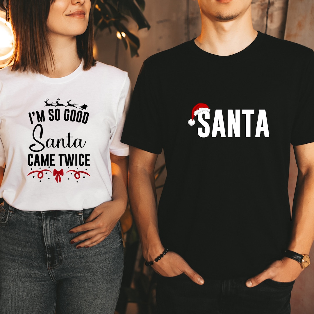 Funny Couples Christmas Shirts